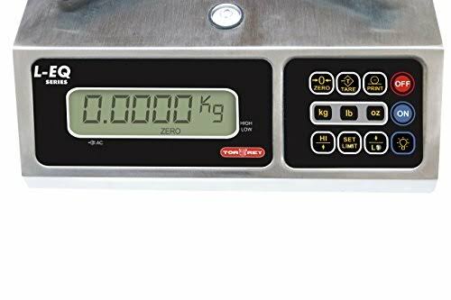 5 kg/10 lb Capacity Stainless Steel Digital Portion Control Scale W22536