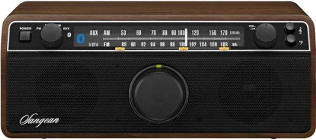 Dark Walnut AM/FM/Bluetooth Stereo Radio D2420