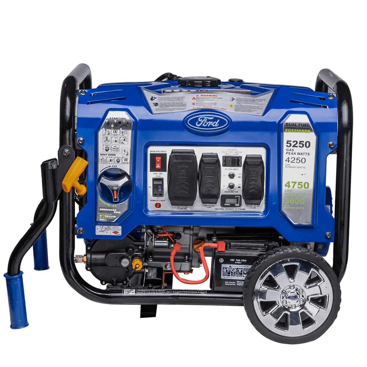 5,250-Watt Dual Fuel Portable Generator X1715
