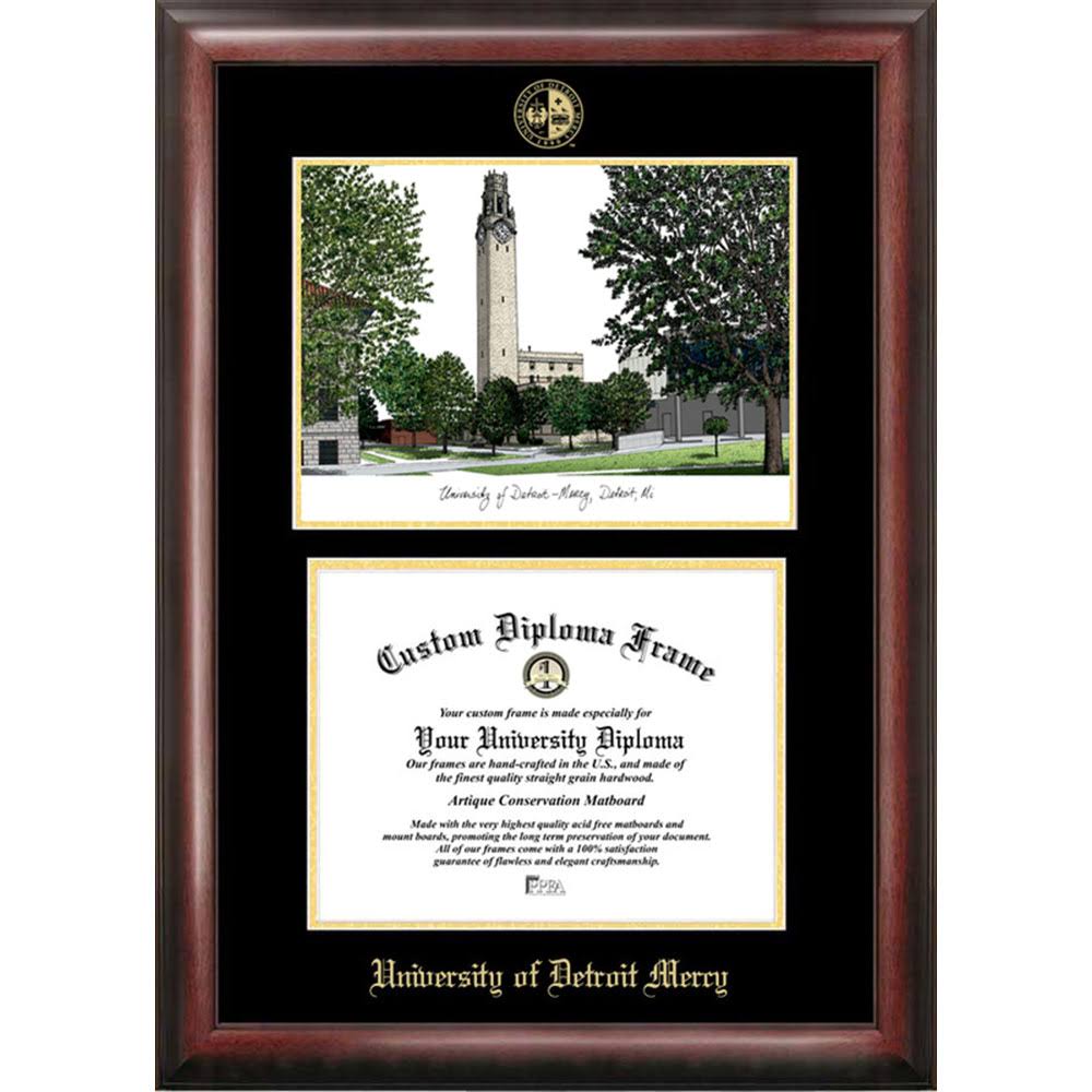 University of Detroit Mercy Embossed Diploma Frame X7924