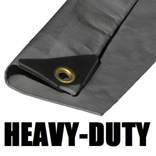 18x30 12 Mil Silver Heavy Duty Tarp W447389