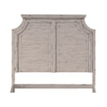 Antique White Wood King Panel Headboard H708013