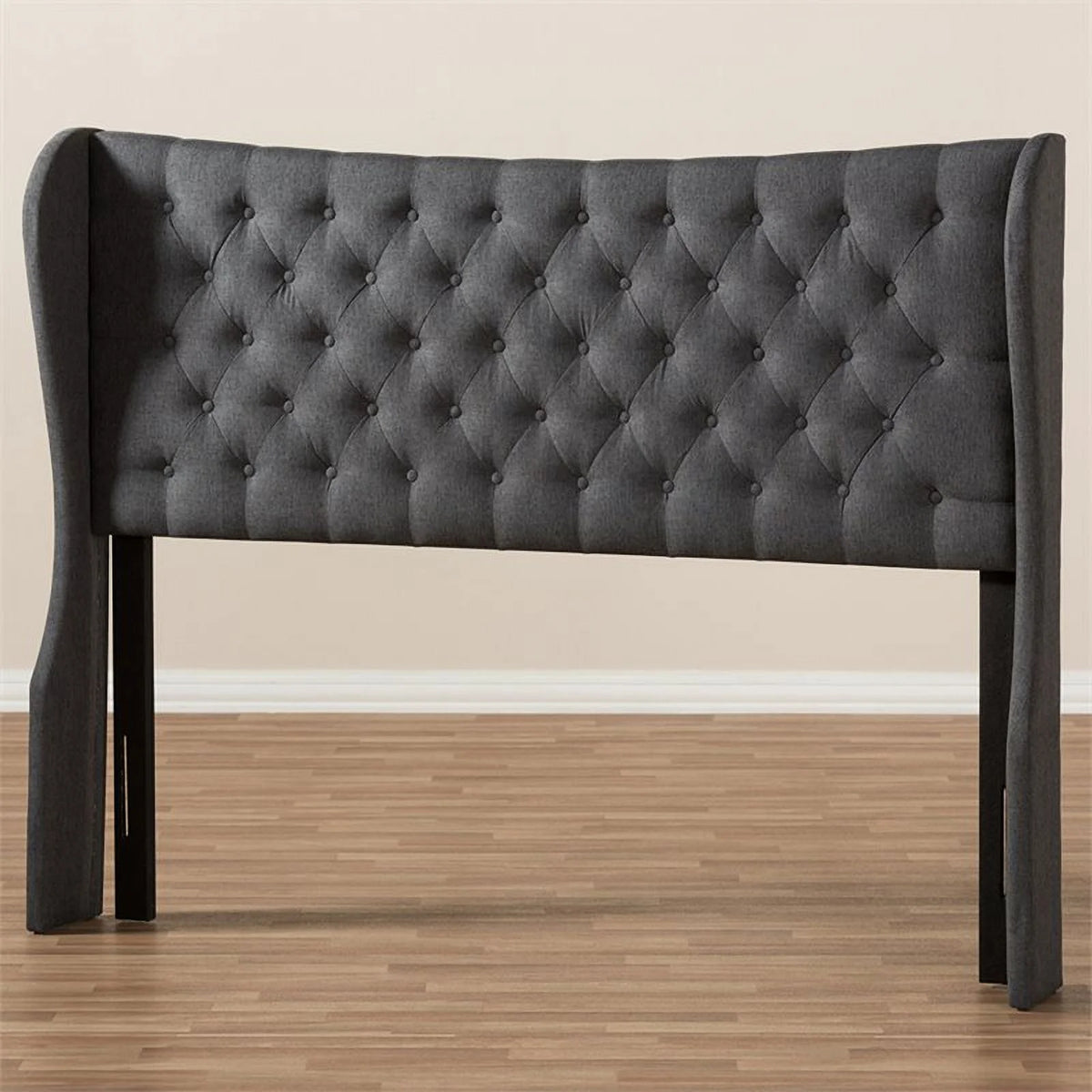 Queen Winged Panel Headboard in Dark Gray K466924