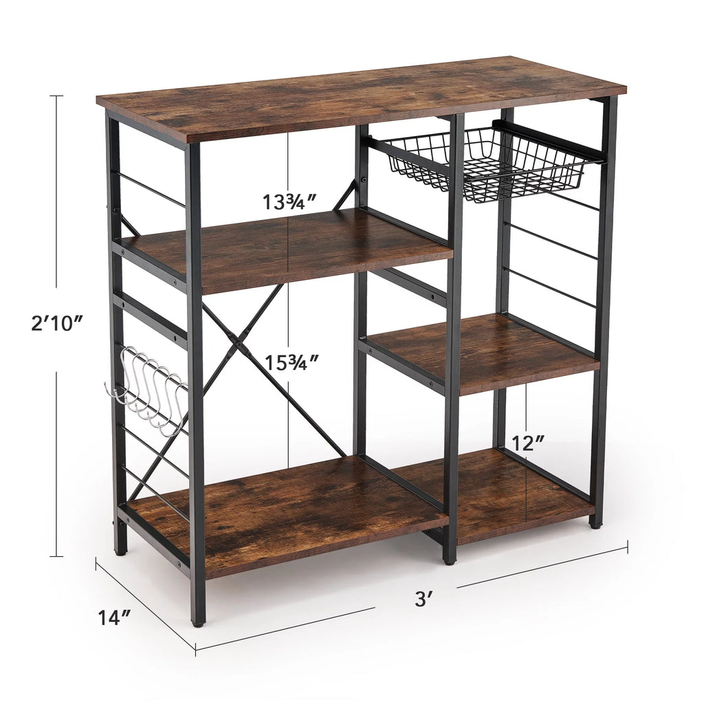 Baker’s Rack with 5 Storage Shelves Y17587