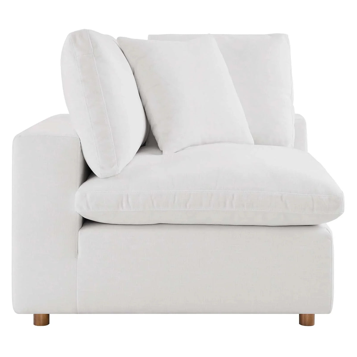 Down Filled Overstuffed 4 Piece Sectional Sofa Set C572