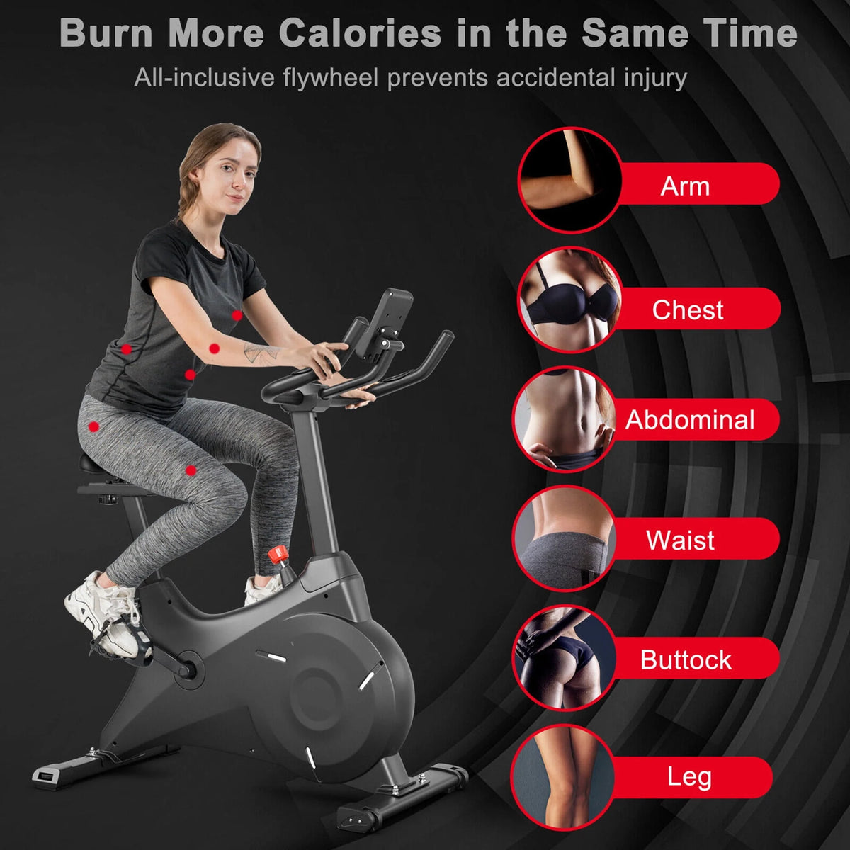 Magnetic Resistance Stationary Exercise Bike D970737