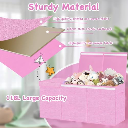 Extra Large Collapsible Kids Toy Storage Organizer Box F77224