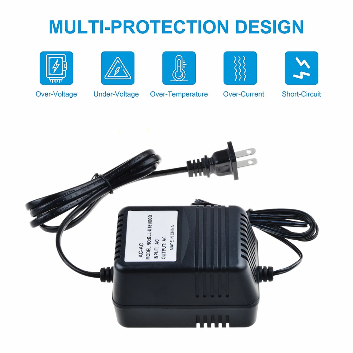 12V AC to AC Adapter Power Supply Cord Charger A783220