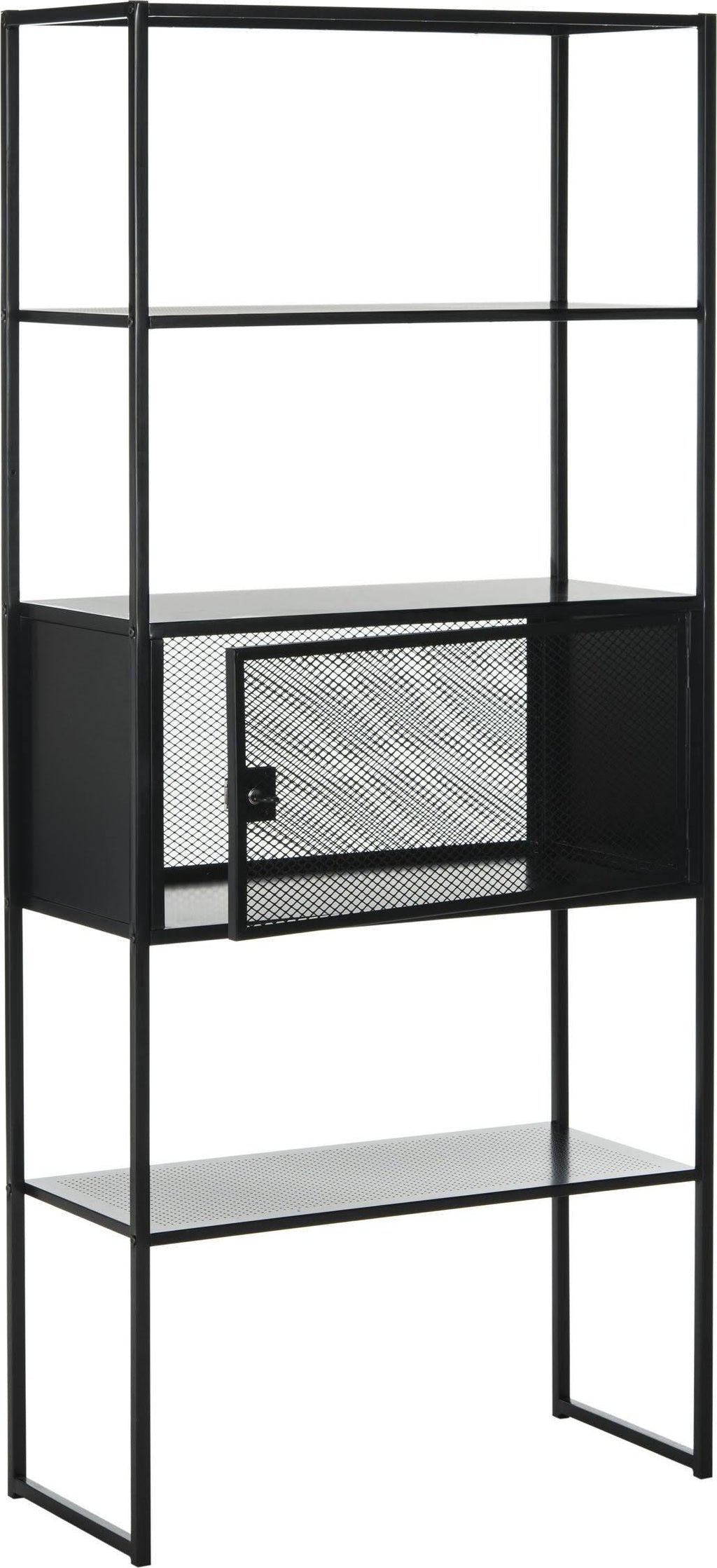 Black Storage Bookshelf H229054