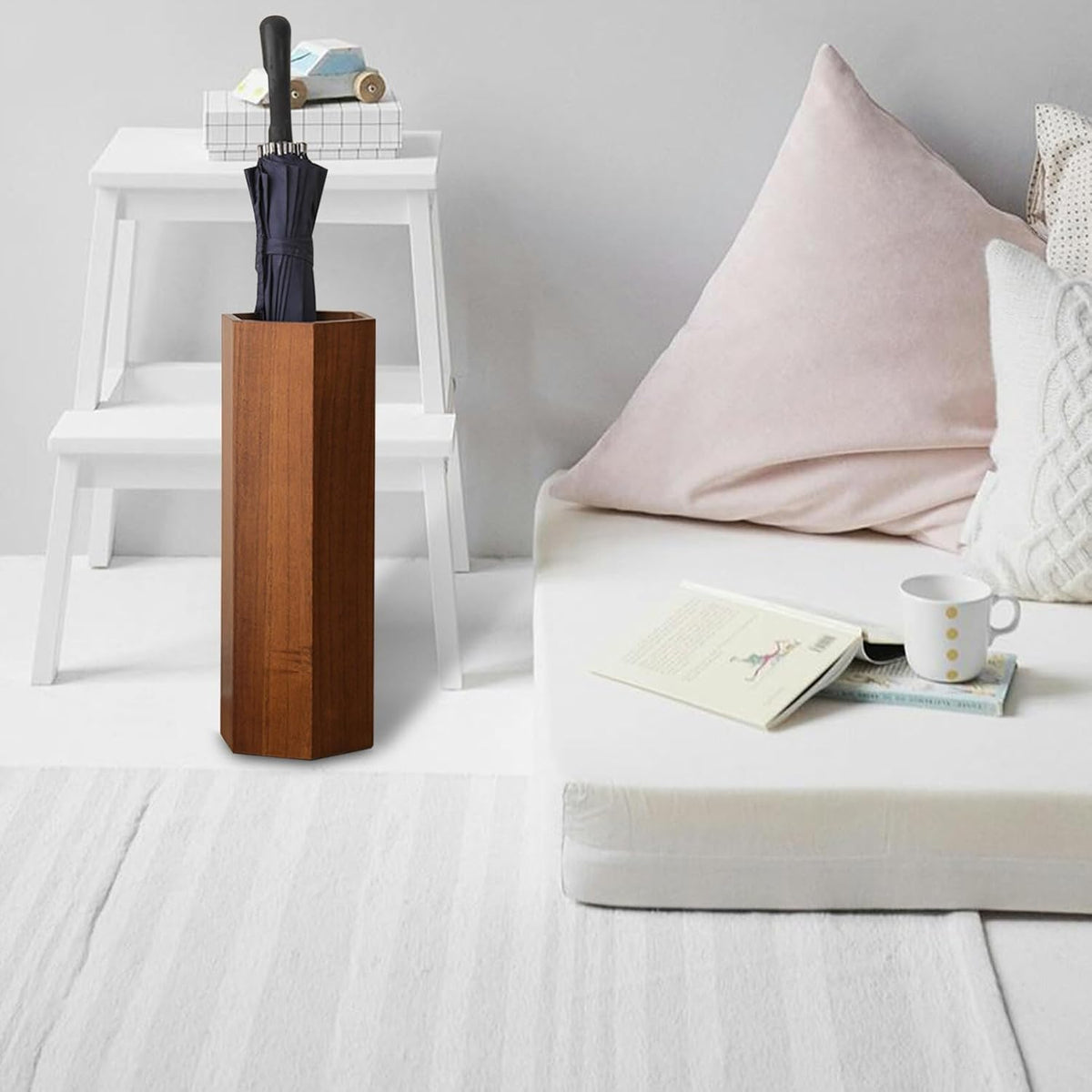Wood Umbrella Holder Stand K43888