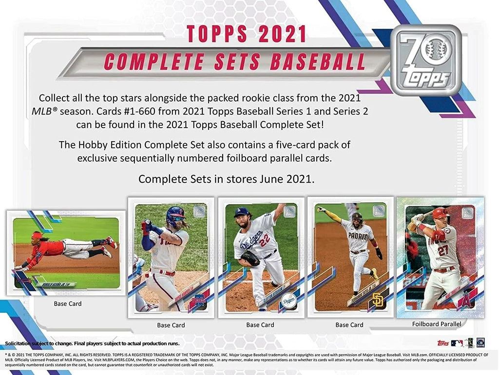 2021 Topps Baseball Hobby Factory Set T135