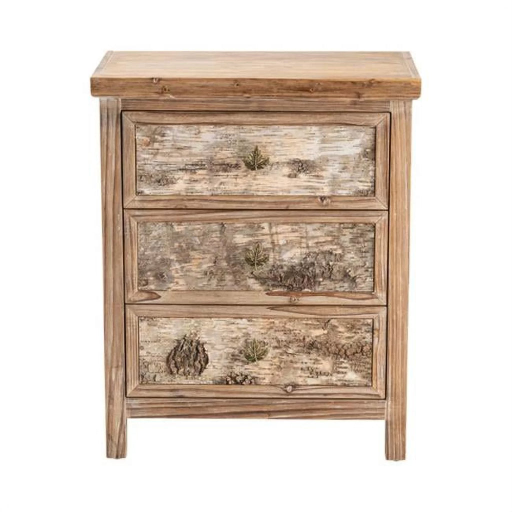 3 Drawer Wood Chest T685