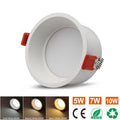 Recessed LED Downlight Ceiling Lamp Aluminum Spotlight, 10W, White D3041
