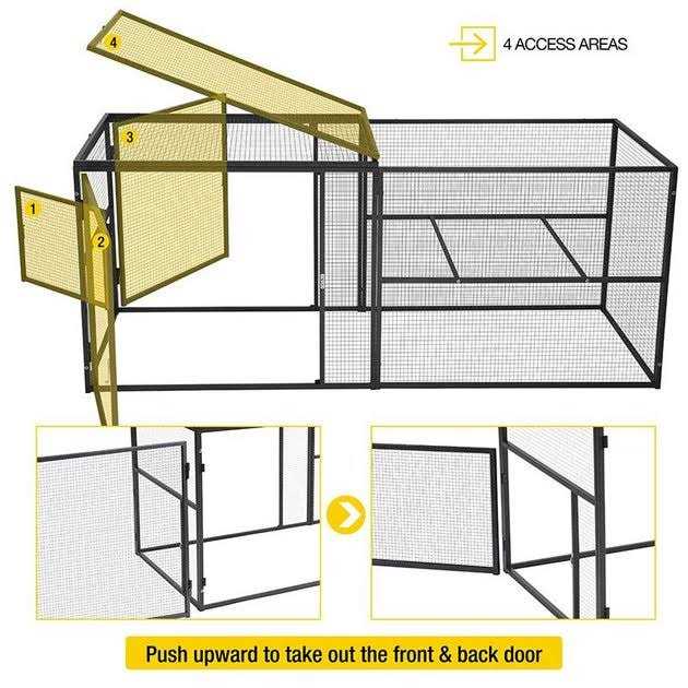 Chicken Coop Extension Run W3872