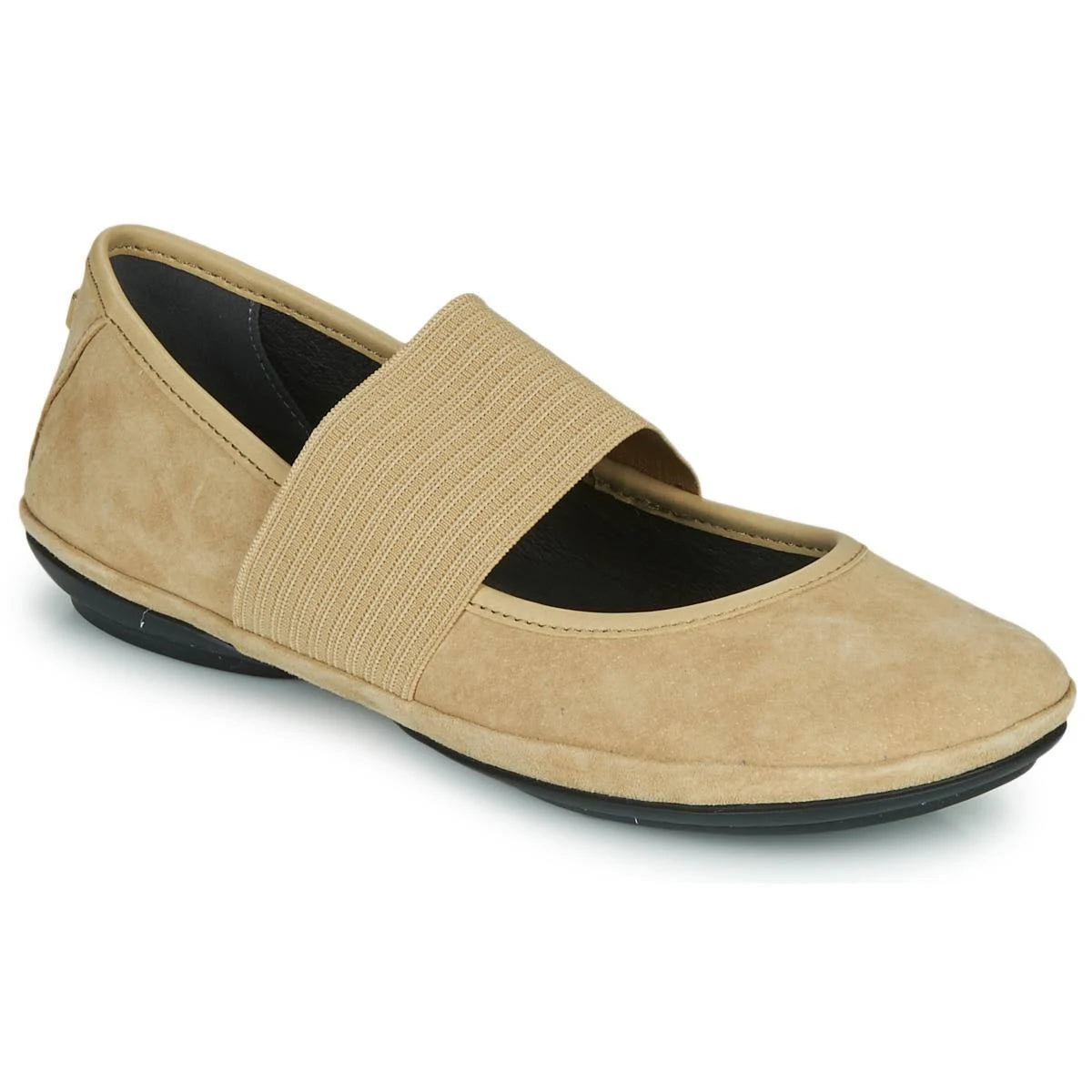 Beige Ballerinas Women Size 6 E291