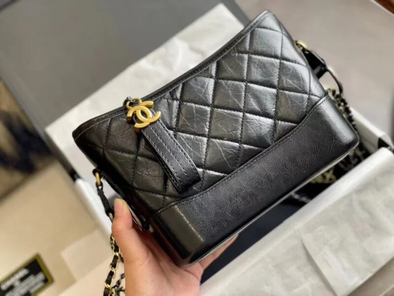 Black Small Hobo Bag P555