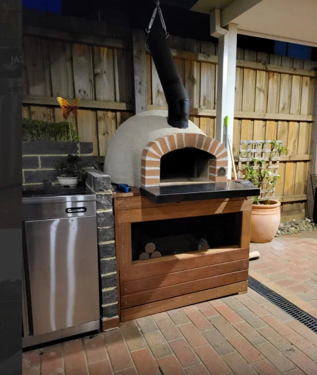 Wood Fired Cement Outdoor Pizza Oven O378
