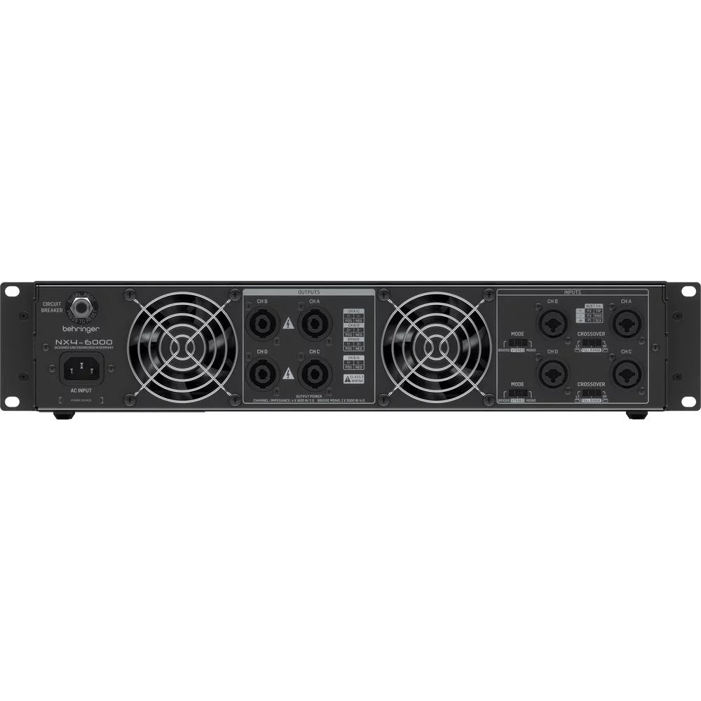 4-Channel 6000W Class-D Power Amplifier Q6648
