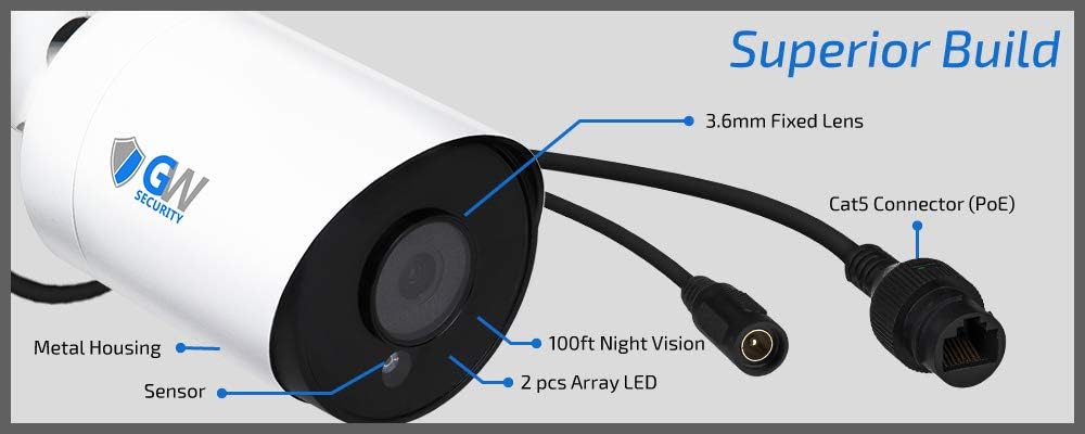 6MP PoE IP Bullet Security Camera J903469