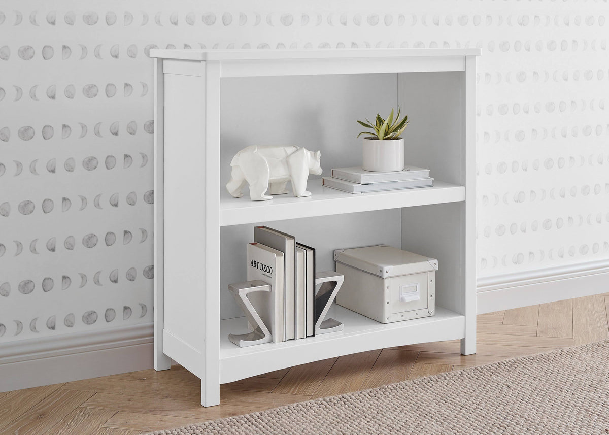 Grey 2-Shelf Bookcase B21058
