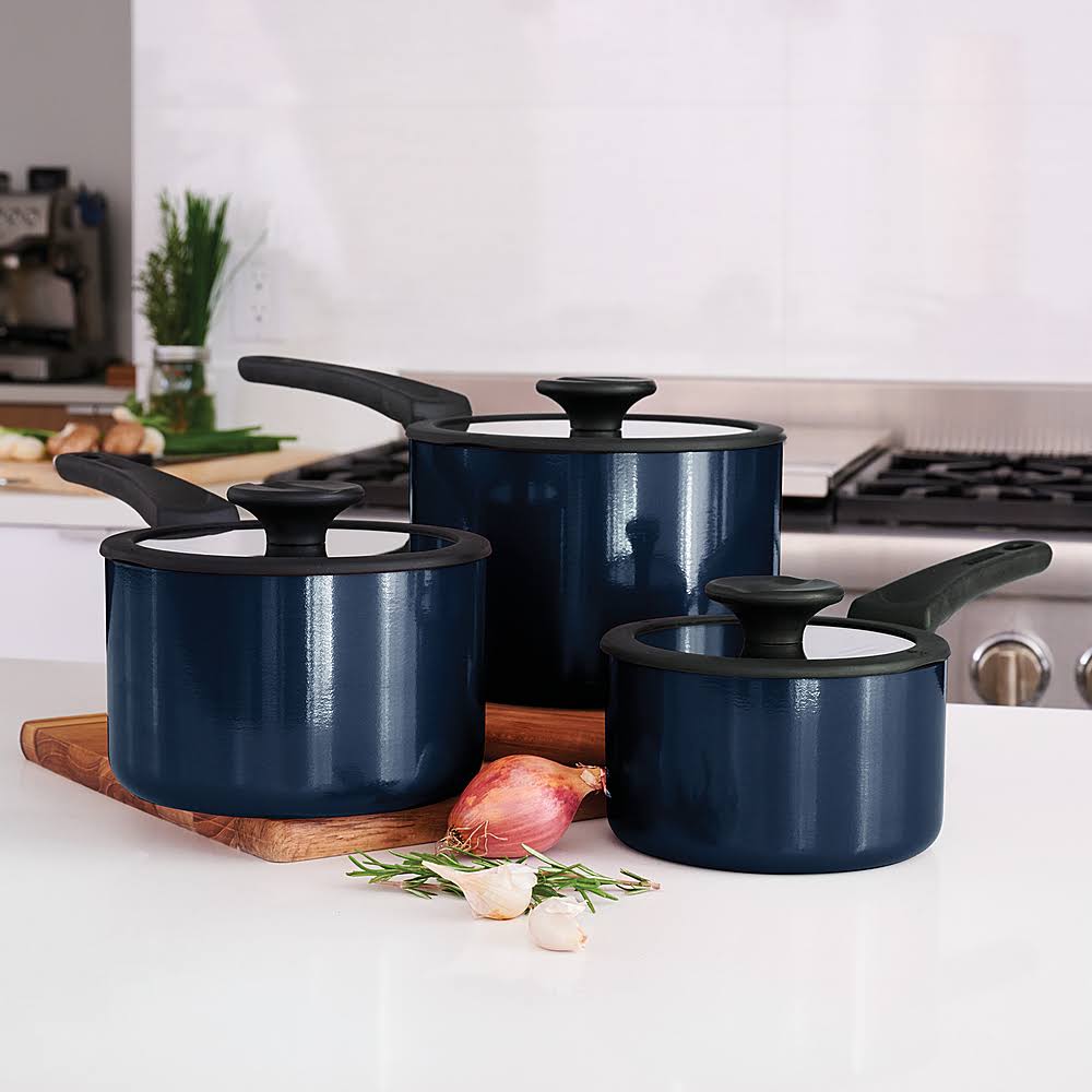 Naval Nesting Nonstick Sauce Pan Set, 6-Piece E2647