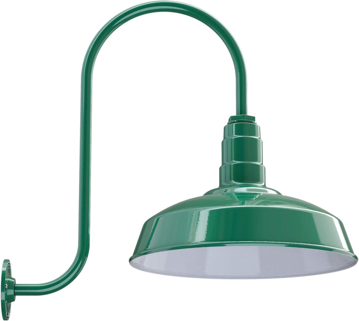 Matte Black Gooseneck Barn Light A703101
