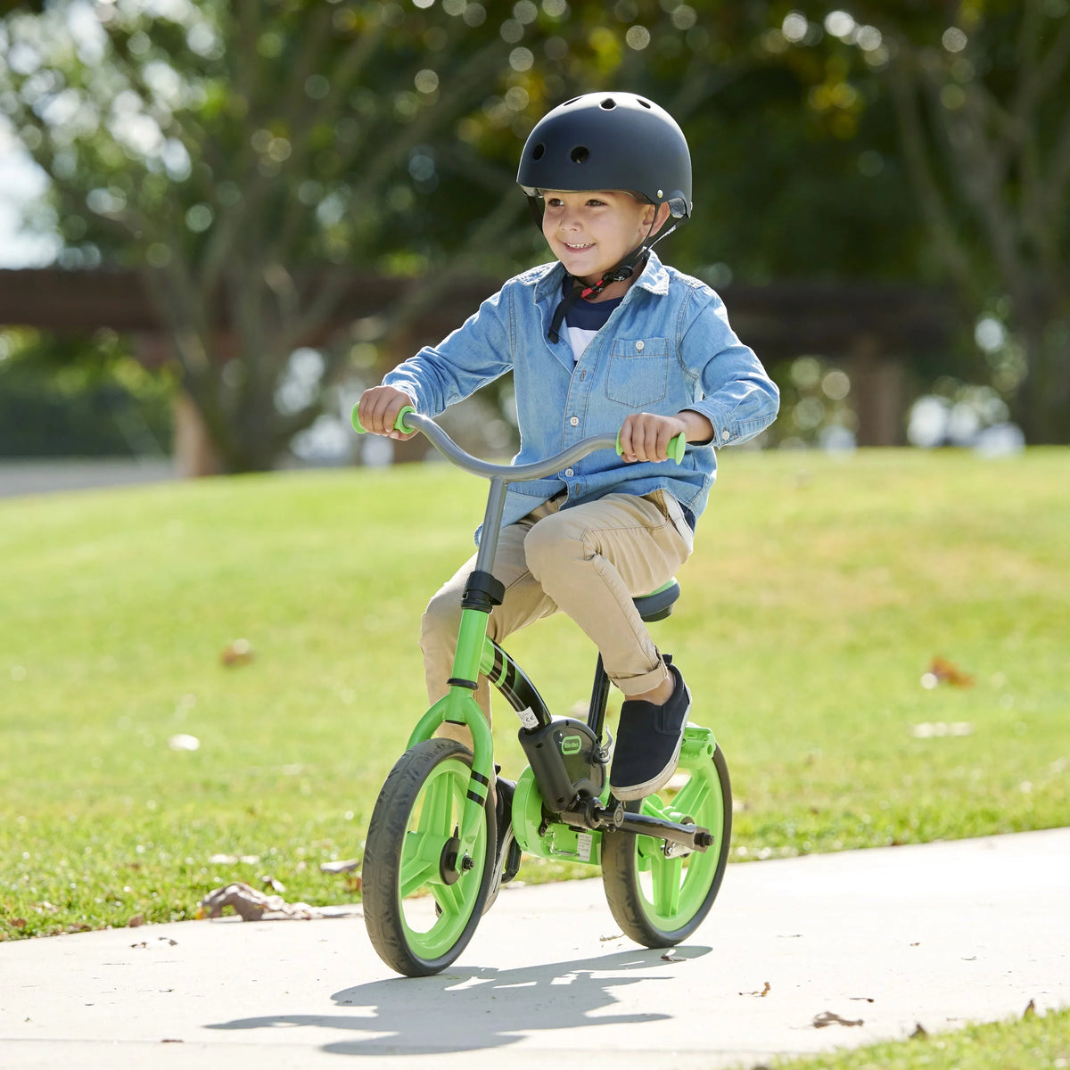 Green 12-Inch Kids Training Bike N81368