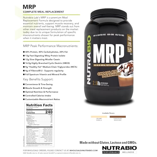 Chocolate Meal Replacement Protein Powder 2.5 lbs F8883