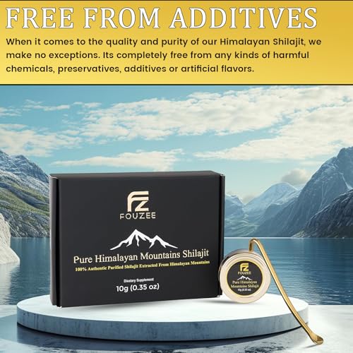 Pure Himalayan Shilajit 77% Fulvic Acid Hard Consistency 10 Grams N614502