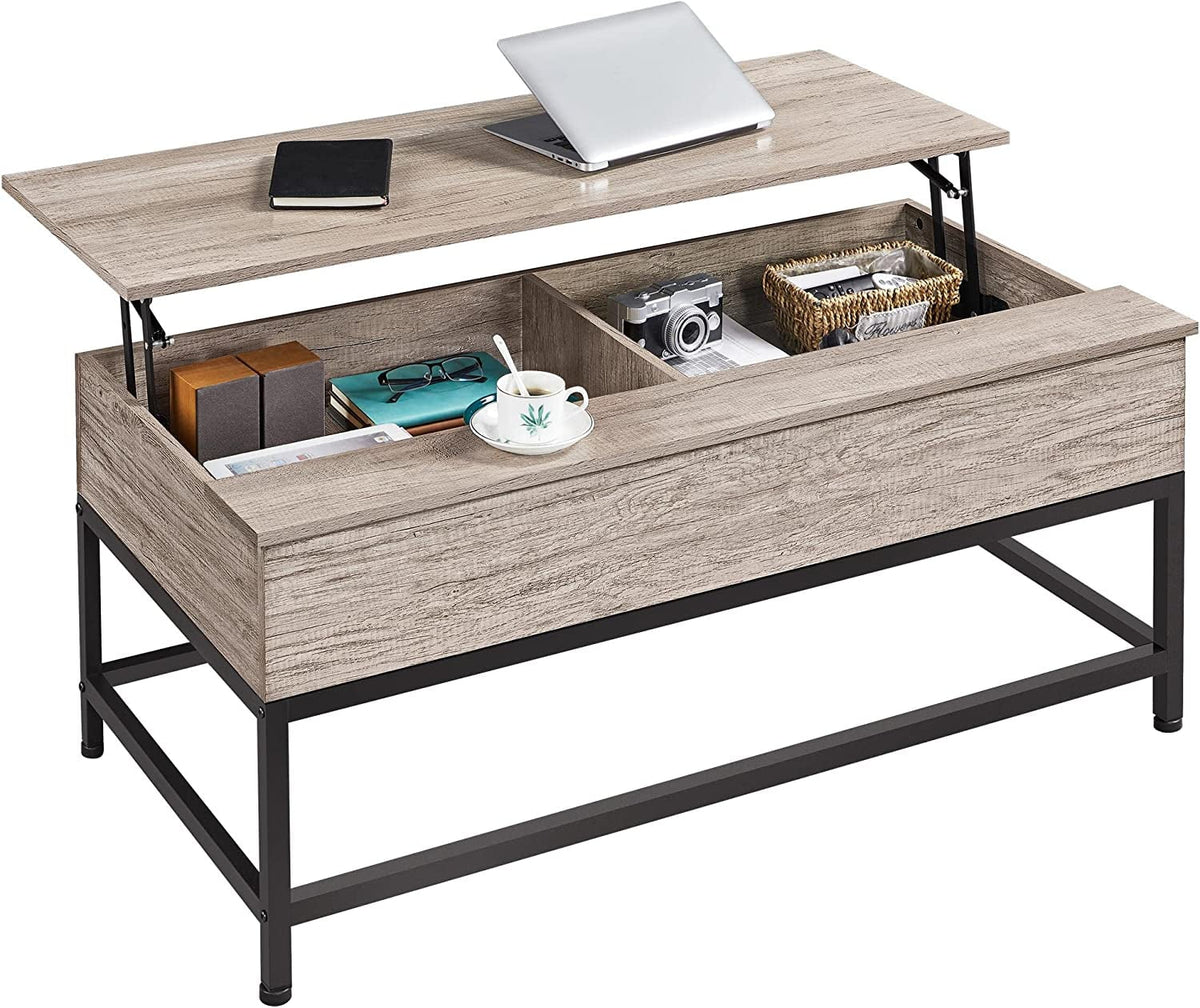 47.5" Lift Top Coffee Table with Hidden Storage I339367