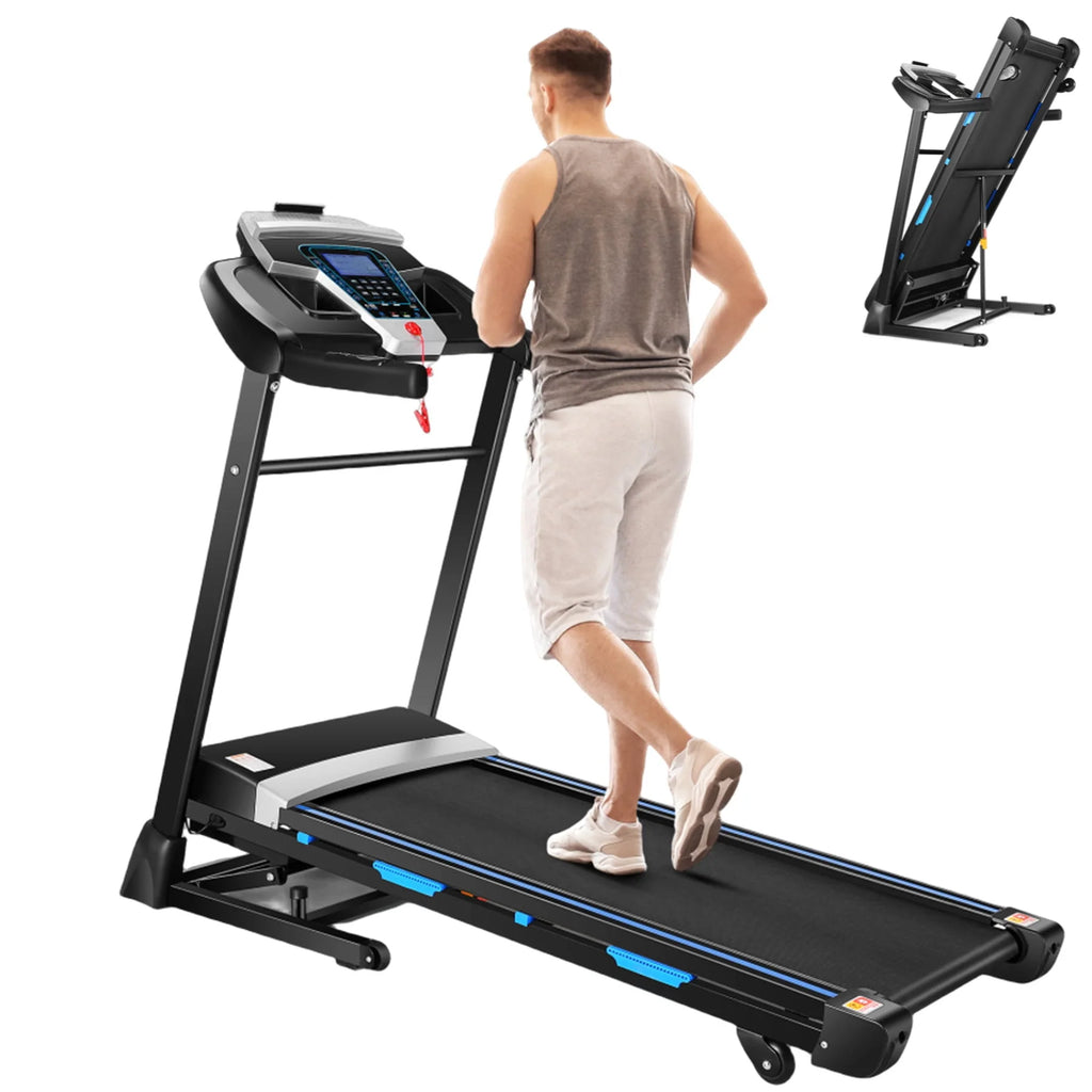 Auto Incline Treadmill with Bluetooth Speaker and LCD Display R695