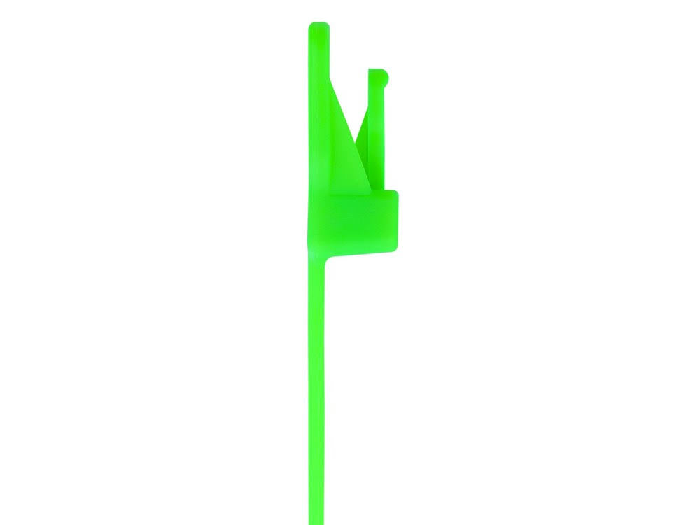 16 inch Fluorescent Green Releasable Cable Tie V5926