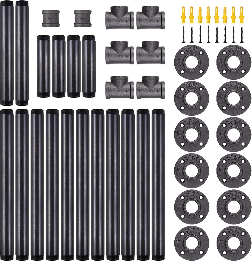 28 Inch Industrial Pipe Table Legs Set A746262