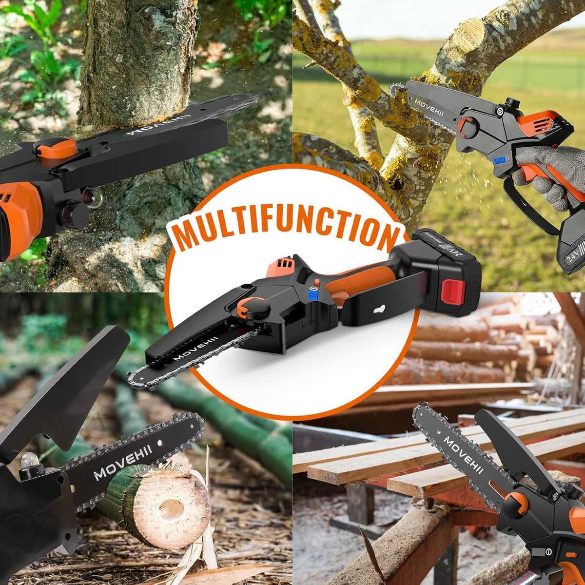 6-inch Cordless Chainsaw with 2x2.0AH Battery D89869