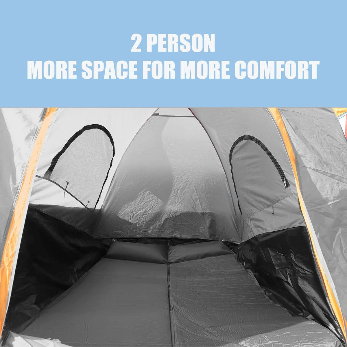 Waterproof Double-Layer Truck Bed Tent for 2 Persons G738