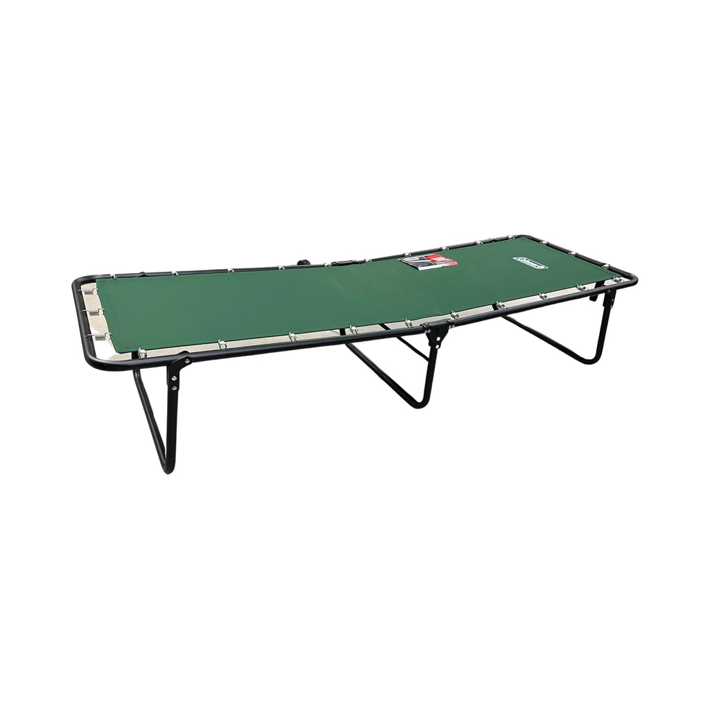 Camping Cot with Foam Sleeping Pad, 26 x 13 x 75 in, Green Z289404