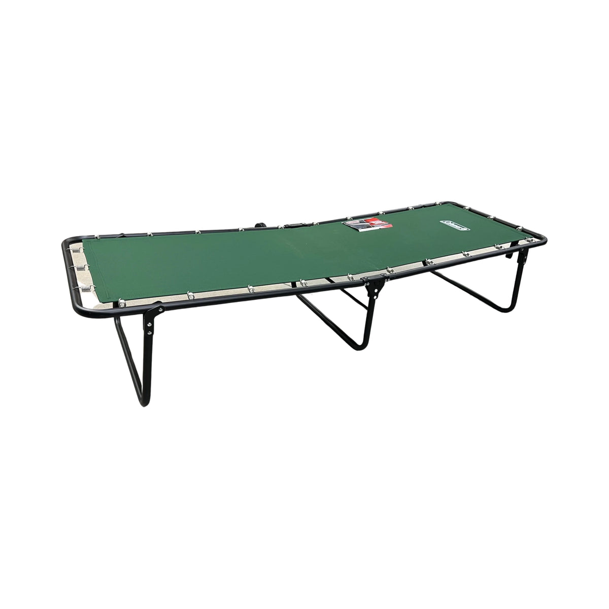 Camping Cot with Foam Sleeping Pad, 26 x 13 x 75 in, Green Z289404