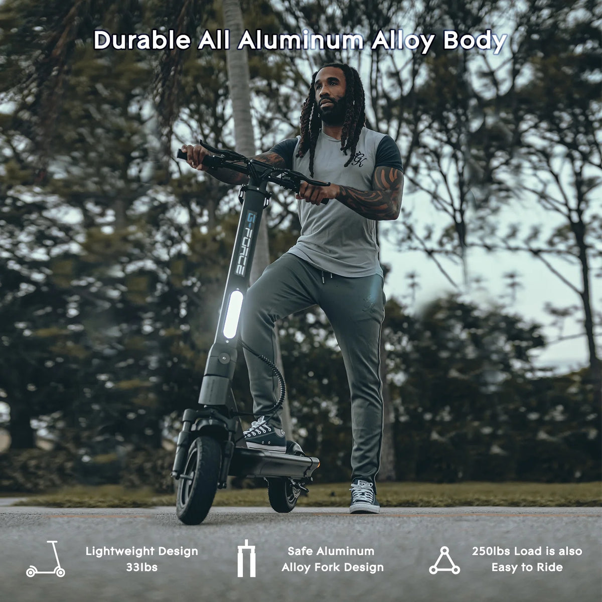 500W Foldable Electric Scooter with 10 Fat Tires Z109127