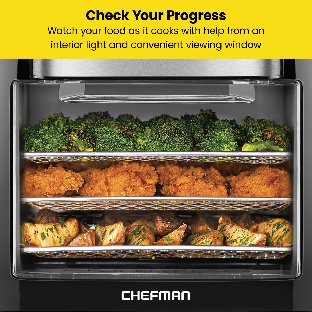 10 Qt. Digital Air Fryer+ Rotisserie, Black T934154