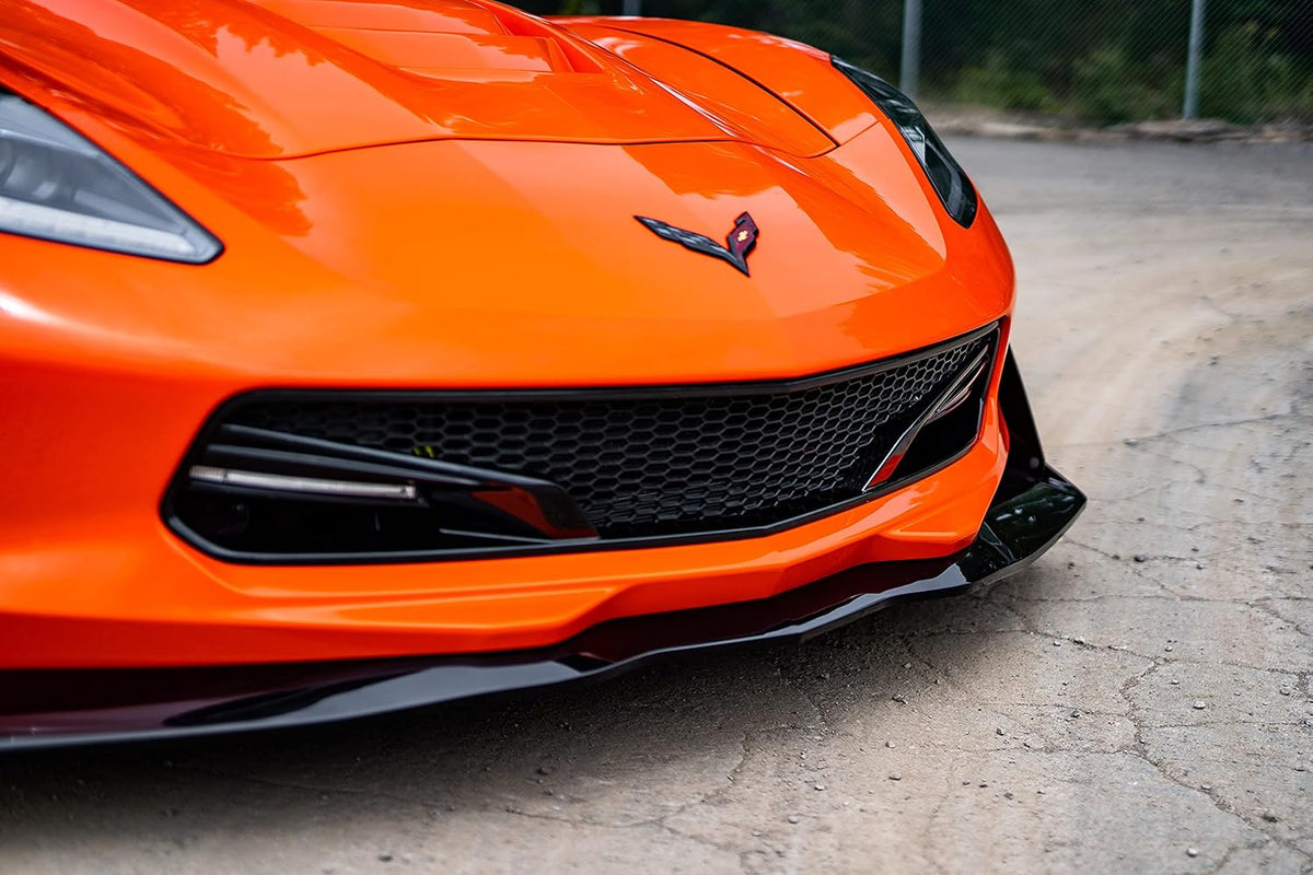Carbon Flash Metallic Black Front Lip Splitter for C7 Corvette H991