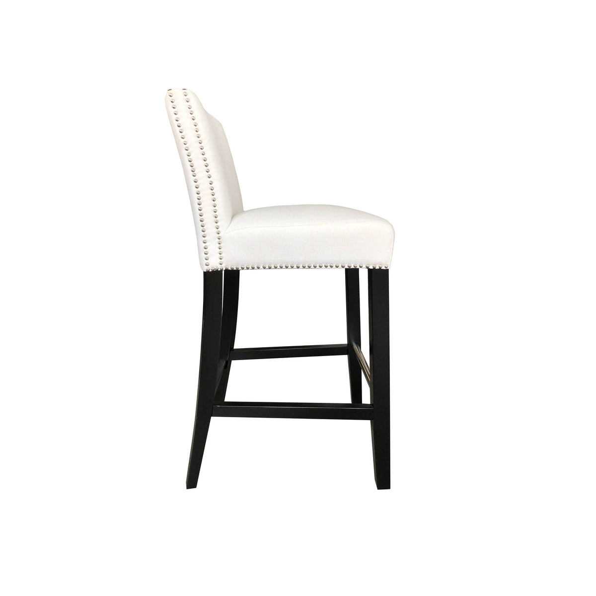 White Linen Bar Stool O49760
