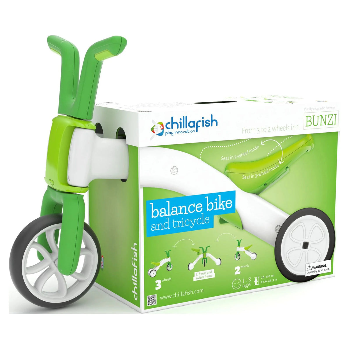 2-in-1 Balance Bike and Tricycle X93288
