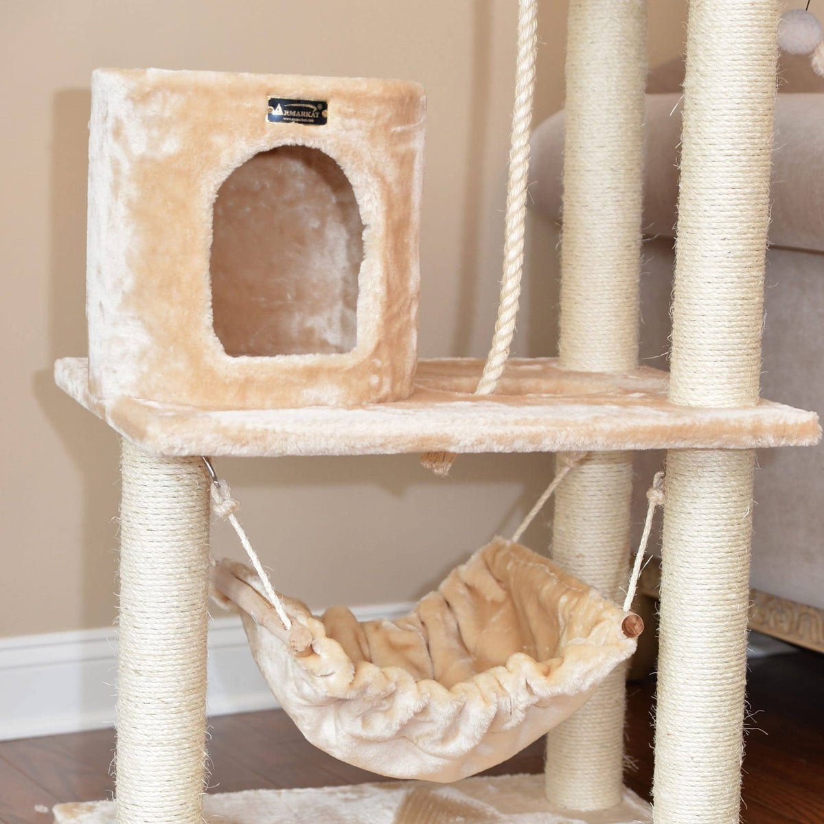 Beige 62 inch Cat Tree J219284