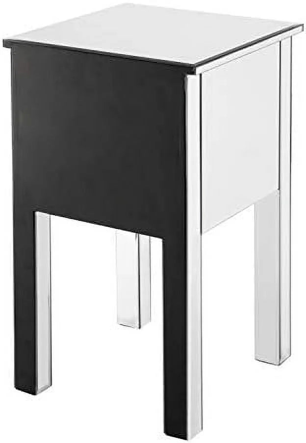 Mirrored Night Stand with Two-Drawer I53431