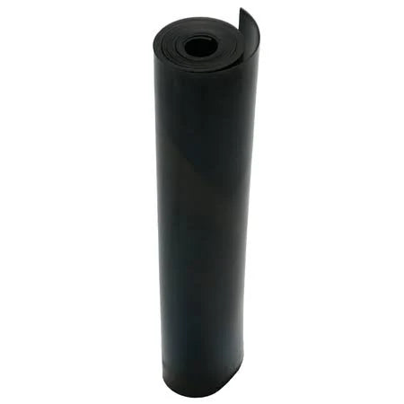 Black 3/16 in. Thick x 36 in. Length x 168 in. Width Rubber Sheet D52747