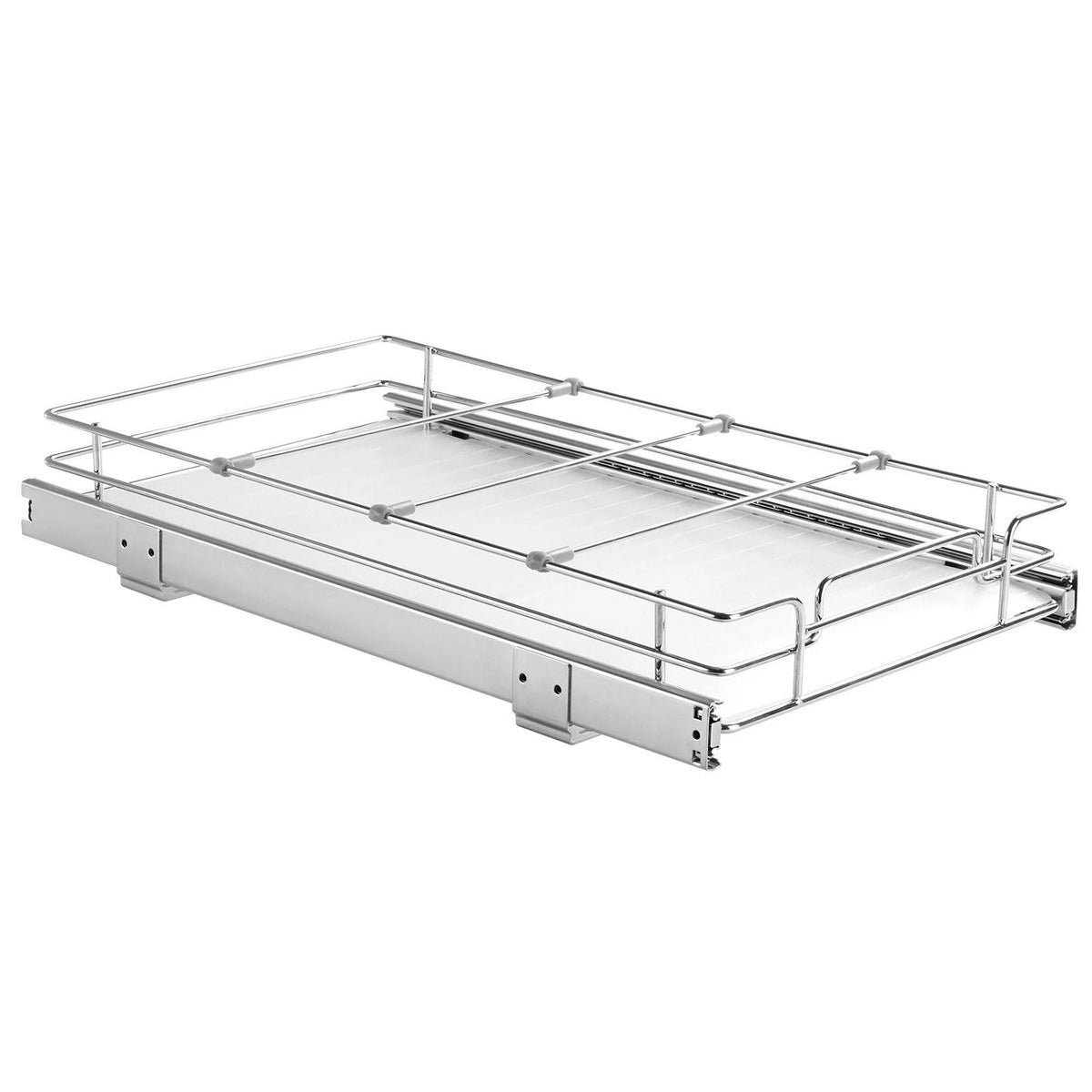 Chrome Steel Pull Out Cabinet Organizer O9639