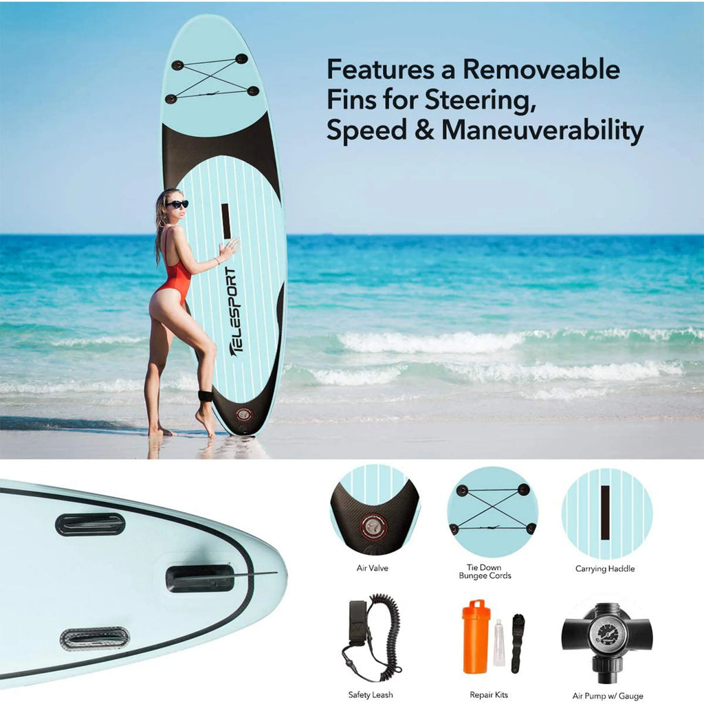 Inflatable Paddle Board with Accessories, Blue U22011