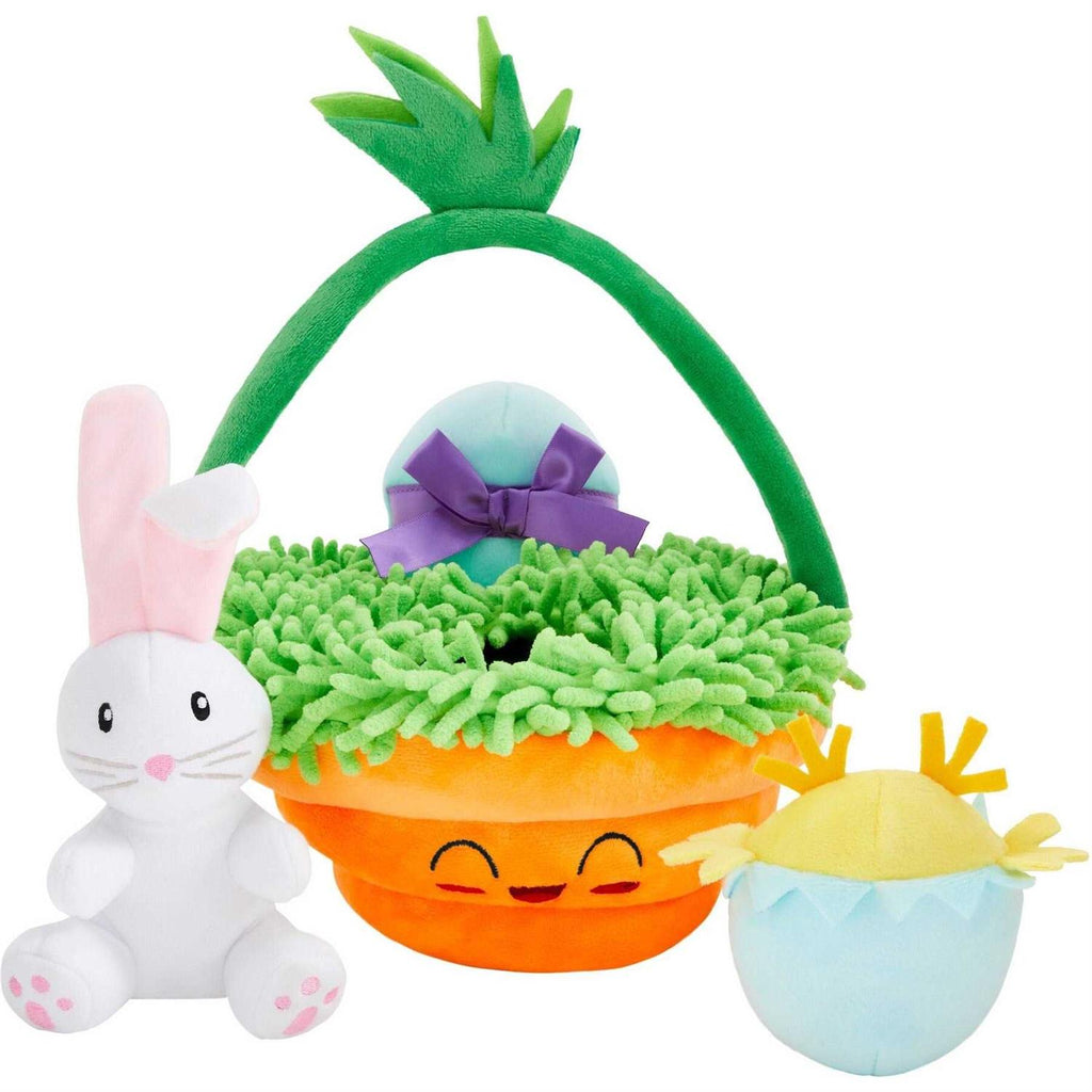 Easter Basket Plush Squeaky Dog Toy W17005