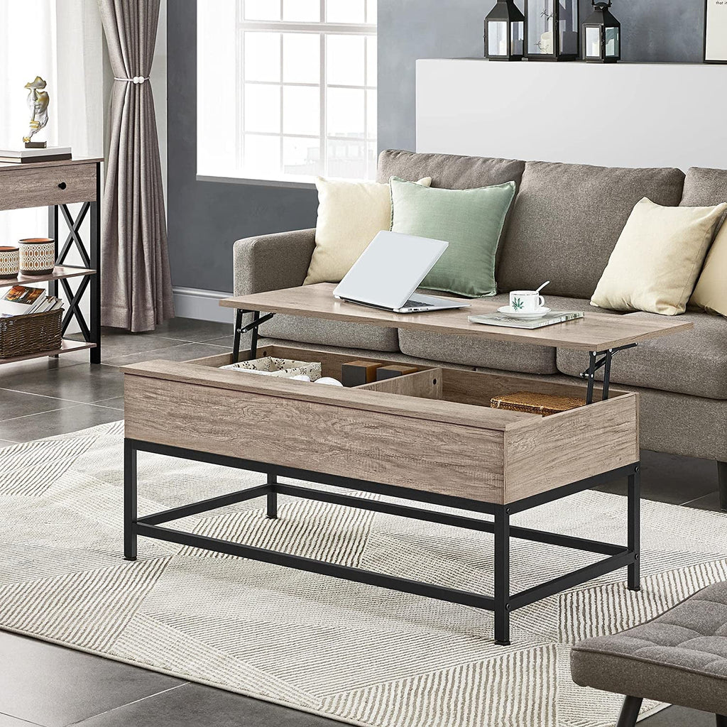 47.5" Lift Top Coffee Table with Hidden Storage I339367