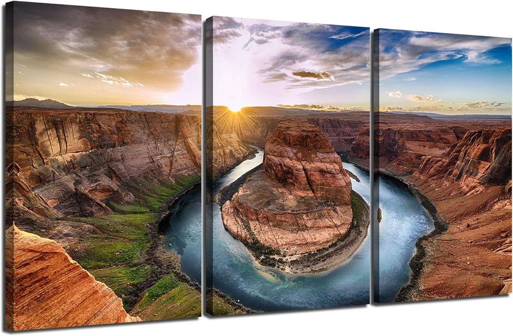 5 Piece Framed Canvas Print Wall Art Pictures (60''Wx32''H) K18682